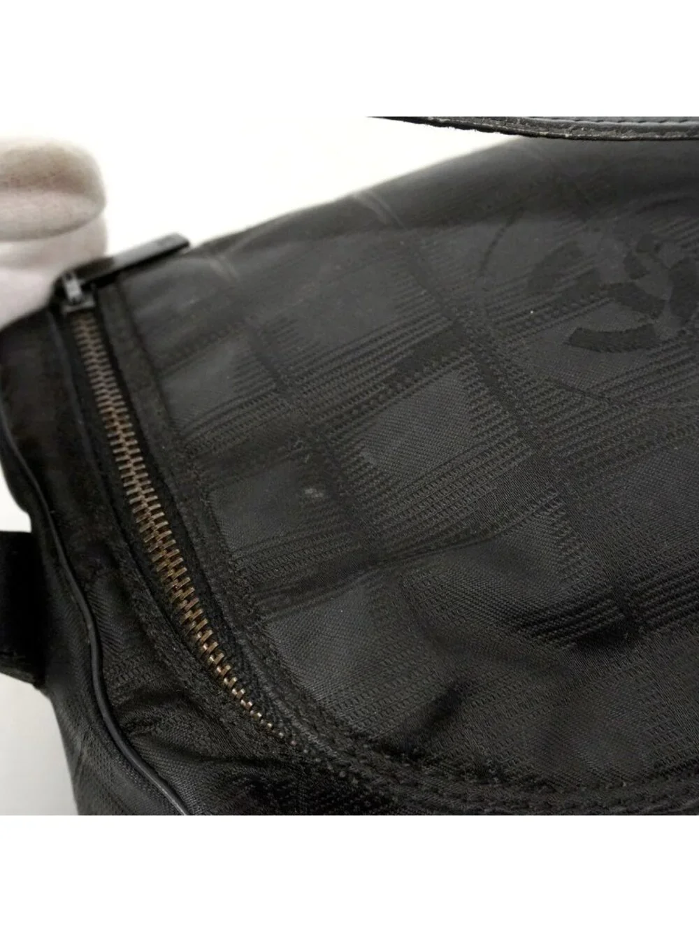 Chanel Vanity Bag New Travel Nylon Black